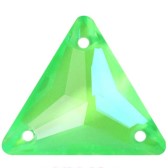 Varrható háromszög Crystal, méret: 16mm - VERDE.